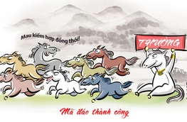 Đầu năm đi làm chỉ mong mã đáo thành công