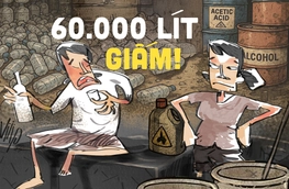 Ai đã 'được' ăn 60.000 lít giấm giả trên thị trường?