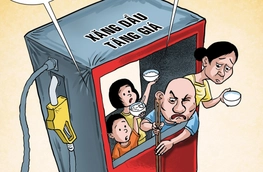 Xăng dầu tăng giá, gắp miếng cá cũng gian nan