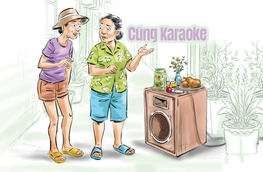 Chị 'ca sỉ' hàng xóm cúng loa karaoke
