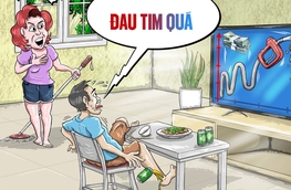 Nhìn nó còn đau tim hơn cả chứng khoán đó bà!