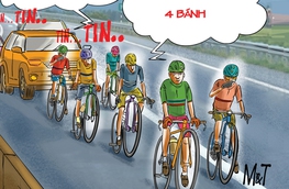Bốn bánh đôi lúc cũng sợ hai bánh
