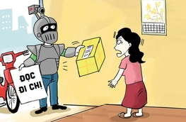 Làm shipper cũng phải... dùng mưu