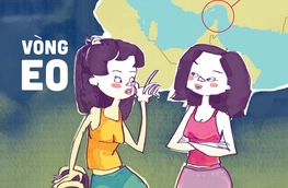 Vòng eo 56 chẳng là gì so với cái eo này