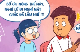 Tầm này làm gì có chỗ nào mát mà nghỉ!?
