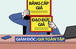 Giao diện của một giám đốc 'giả toàn tập'