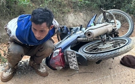Trước khi cướp ngân hàng ở Lâm Đồng, Tâu Xá Phiến đã trộm xe máy