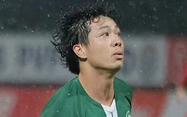 Công Phượng mờ nhạt trong ngày HLV Kim Sang Sik dự khán