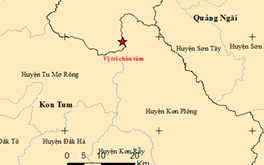 Động đất 4,2 độ ở Kon Tum