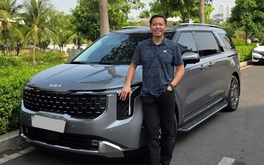 Mua Kia Carnival Hybrid dù đã có BMW, Mercedes, chủ xe đánh giá lái sướng, cách âm ngang X5