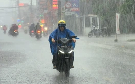 Nam Bộ đã có nơi mưa gần 100mm, cảnh báo đợt mưa lớn ở TP.HCM và nhiều tỉnh từ chiều nay