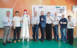 San Hà hợp tác Response Group International (Úc) đào tạo nghề chế biến thịt