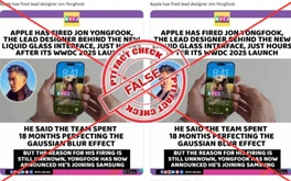 Sự thật về thông tin Apple sa thải nhà thiết kế giao diện mới