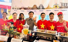 Quảng bá sản phẩm Việt Nam tại hội chợ quốc tế ẩm thực - văn hóa ở Brazil