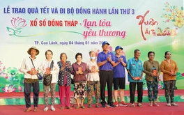 Xổ số Đồng Tháp 10 năm đồng hành cùng hàng ngàn học sinh