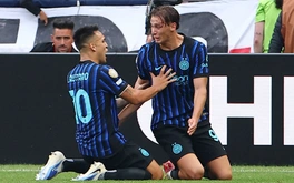 Inter Milan thắng chật vật 9 người đội bóng Argentina