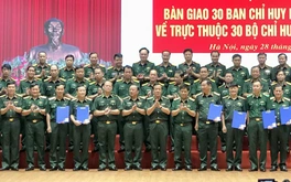 Bàn giao 30 Ban chỉ huy quân sự Bộ đội biên phòng về Bộ chỉ huy quân sự các tỉnh