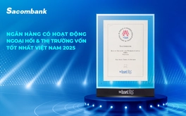 Sacombank 5 năm liền dẫn đầu lĩnh vực ngoại hối và thị trường vốn
