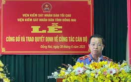 Đồng Nai bổ nhiệm 14 viện trưởng viện kiểm sát khu vực