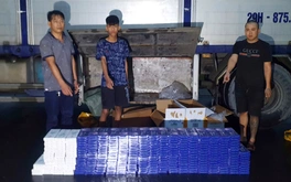 Long An liên tục bắt nhiều vụ vận chuyển thuốc lá lậu
