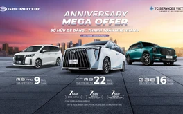 GAC MOTOR Việt Nam mừng sinh nhật 1 năm với ưu đãi hấp dẫn