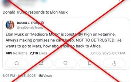 Sự thật về loạt bài gây sốc của Tổng thống Trump về tỉ phú Elon Musk