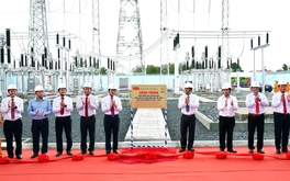 EVNSPC gắn biển hai công trình chào mừng Đại hội Đảng bộ