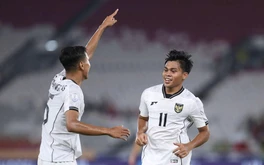 U23 Philippines - U23 Indonesia (hiệp 2) 0-1: U23 Indonesia vươn lên nhờ bài ném biên