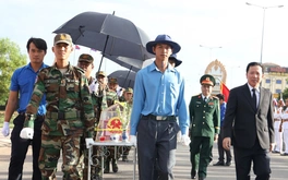 Tây Ninh truy điệu, an táng 156 hài cốt liệt sĩ hy sinh tại Campuchia