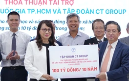 100 tỉ đồng tài trợ thúc đẩy công nghệ cao, hỗ trợ người học Đại học Quốc gia TP.HCM