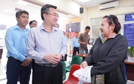 Ông Nguyễn Thanh Nghị làm việc với phường Bình Hưng Hòa về chuẩn bị Đại hội Đảng