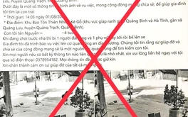 Công an cảnh báo thủ đoạn tung tin thất thiệt bắt cóc trẻ em để kêu gọi từ thiện
