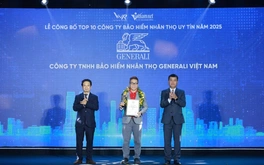 Generali Việt Nam vào Top 10 Công ty Bảo hiểm uy tín năm 2025
