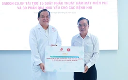 Saigon Co.op góp phần thay đổi cuộc đời em nhỏ qua những ca phẫu thuật nụ cười đầy nhân ái