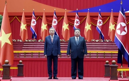 North Korea fires 21-gun salute to welcome Vietnam’s Party chief To Lam in Pyongyang