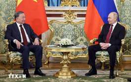 Vietnam, Russia vow stronger strategic ties, issue joint statement