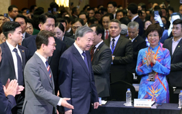 Vietnam’s Party chief, S.Korean premier attend Vietnam–S.Korea Economic Forum