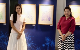 Thai artist captures ‘Color of Saigon’ with delicate ink lines, watercolor strokes