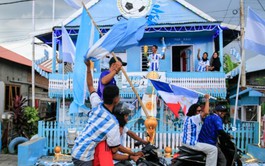 Indonesian Messi superfan welcomes World Cup