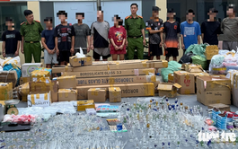 Ho Chi Minh City police bust drug ring, seize over 1 tonne of evidence