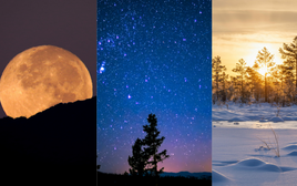 Siêu trăng cuối cùng và các sự kiện thiên văn nổi bật tháng 12