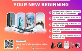 Ngày 22-3 diễn ra Triển lãm du học quốc tế 2026 tại TP.HCM