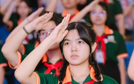 Gương mặt Giải thưởng Kim Đồng chia sẻ bí quyết Chỉ huy Đội giỏi