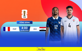 Pháp đấu Iraq tại World Cup 2026: Không khó với Les Bleus