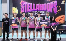 Giải bóng rổ Stellahoops thu hút gần 200 học sinh Hà Nội tham gia