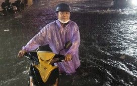 Hôm qua lượng mưa lớn nhất tại TP.HCM, hôm nay tiếp tục mưa to