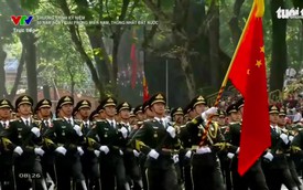 Chinese troops join Vietnam’s 50th Reunification Day anniversary parade in show of solidarity