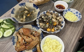 A 4-dish Vietnamese meal from a whole chicken, with every part used