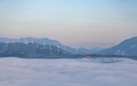 Young visitors flock to sea of clouds at wind farms in central Vietnam