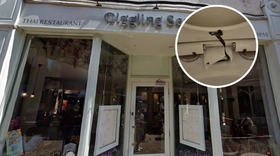 Người phụ nữ phát hiện camera giấu kín dưới bệ bồn cầu